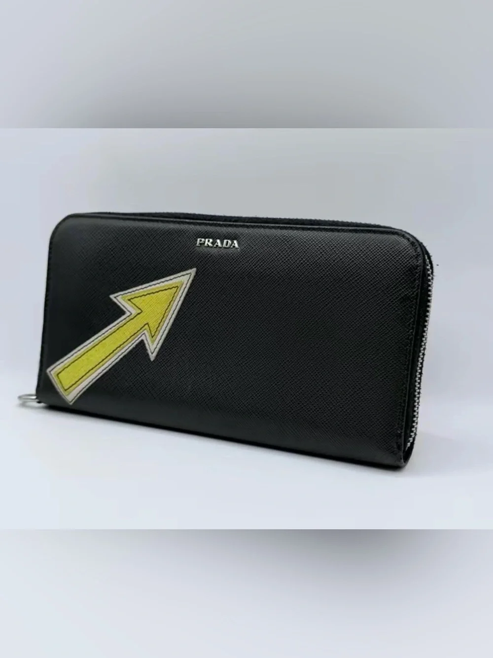 Prada Black Saffiano Leather Wallet